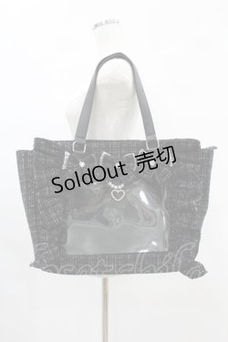 画像1: Ank Rouge / 確定ファンサのおまじないBag Vol.3特大サイズ  ブラック H-24-11-19-1020-CA-BG-NS-ZH