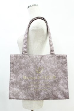 画像1: Maison de FLEUR / classy flower Mトートバッグ  ベージュ H-24-11-19-1022-LO-BG-NS-ZH