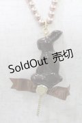 Q-pot. / Lollipop Chocolate Rabbit Necklace  チョコレート H-24-11-19-023-QP-AC-KB-ZH