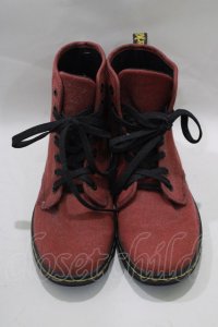 Dr.Martens （Getta Grip） / ハイカットスニーカー UK4 チェリーレッド H-24-11-20-064-PU-SH-KB-ZH