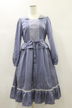 画像1: Melody BasKet / Lilibet dress M ブルーグレー H-24-11-21-088-LO-OP-NS-ZH