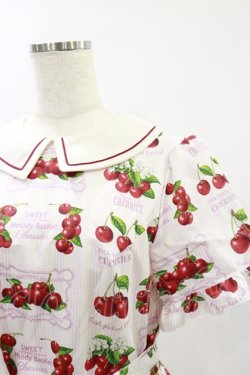 画像4: Melody BasKet / Fresh Cherry襟付きワンピース M アイボリー H-24-11-21-090-LO-OP-NS-ZH