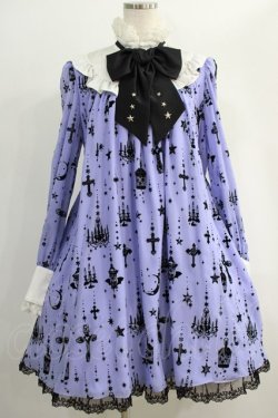 画像1: Angelic Pretty / Holy Lanternワンピース Free ラベンダー H-24-11-22-054-AP-OP-NS-ZH