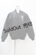 KRY CLOTHING / バックプリント中綿ブルゾン  黒 H-24-11-22-1034-EL-JA-KB-ZH