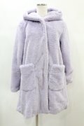 Candy Stripper / COTTON CANDY FUR COAT S ラベンダー H-24-11-22-1058-PU-CO-KB-ZH