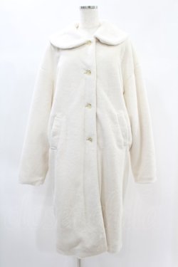 画像1: Candy Stripper / POWDERY FUR COAT  オフ H-24-11-22-1019-PU-CO-KB-ZH