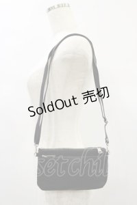 Qutie Frash / ショルダーミニBAG  黒 H-24-11-23-017-QU-BG-KB-ZH