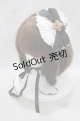 metamorphose / くまちゃん付円型ヘッドドレス  白 H-24-11-24-005-ME-AC-NS-ZH