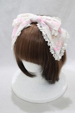 画像1: Angelic Pretty / Rose Museumカチューシャ  アイボリー H-24-11-24-006-AP-AC-NS-ZH