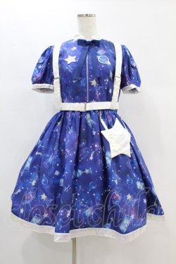 画像1: Angelic Pretty / Galaxy Cocktailワンピース Free ブルー H-24-11-24-1022-AP-OP-NS-ZH