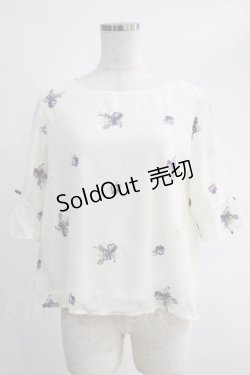 画像1: an another angelus / パンジー総刺繍ブラウス Free OFF WHITE H-24-11-24-076-CA-BL-NS-ZH