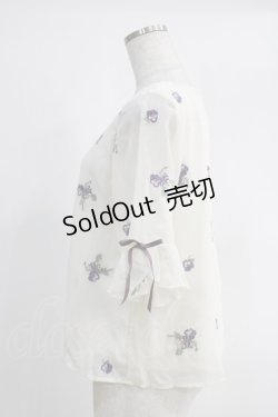 画像2: an another angelus / パンジー総刺繍ブラウス Free OFF WHITE H-24-11-24-076-CA-BL-NS-ZH