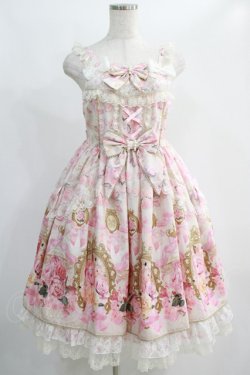 画像1: Angelic Pretty / Rose Museumジャンパースカート Free アイボリー H-24-11-24-012-AP-OP-NS-ZH