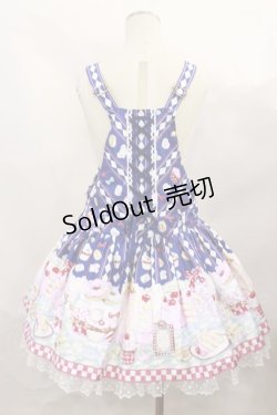 画像2: Angelic Pretty / Diner Dollサロペット Free アオ H-24-11-25-1006-AP-OP-NS-ZH