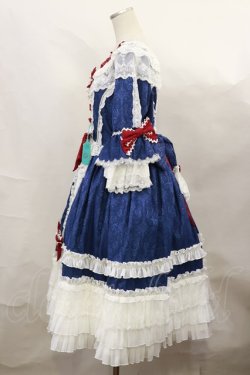 画像2: Hinana Queena / -Moira- Classic Lolita Dress XL ネイビー H-24-11-25-1012-EL-OP-NS-ZH