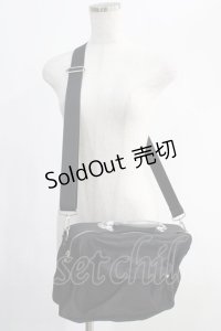 Jean Paul GAULTIER / ロゴナイロンバッグ  黒 H-24-11-25-003-GO-BG-KB-ZH