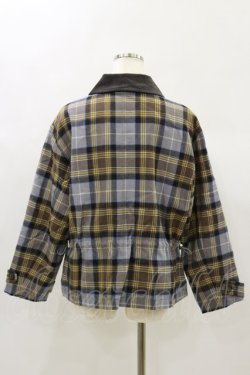 画像2: Jane Marple Dans Le Salon / Tartan check hunting jacket  グレー H-24-11-28-036-JM-JA-KB-ZH