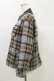 画像3: Jane Marple Dans Le Salon / Tartan check hunting jacket  グレー H-24-11-28-036-JM-JA-KB-ZH (3)