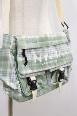 画像2: NieR Clothing / 6POCKET SHOULDER BAG  グリーン H-24-11-28-006-PU-BG-KB-ZH