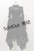 PUNK RAVE / Absinthium Chiffon Dress  黒 H-24-11-28-084-PU-OP-KB-ZH