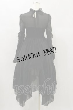 画像2: PUNK RAVE / Absinthium Chiffon Dress  黒 H-24-11-28-084-PU-OP-KB-ZH