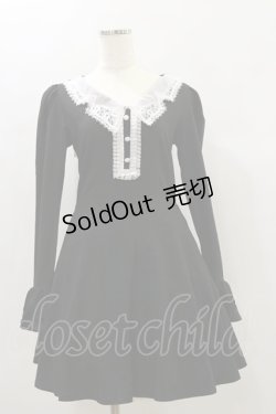 画像1: DARK IN LOVE / Gothic lolita doll longsleeves dress S 黒 H-24-11-28-087-PU-OP-KB-ZH