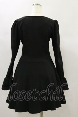 画像2: DARK IN LOVE / Gothic lolita doll longsleeves dress S 黒 H-24-11-28-087-PU-OP-KB-ZH