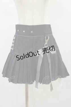 画像1: dependoll / dd stitch pleats skirt Free デニム H-24-12-01-048-LO-SK-NS-ZH