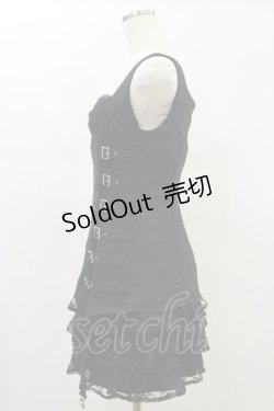 画像3: AVENCHUMU / Buckle belt garter dress Free ブラック H-24-12-01-054-LO-OP-NS-ZH