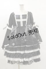 AngelsHeart-Lolita（海外ロリータブランド） / Cross Dress Set XL ブラック/グレー/ホワイト H-24-12-01-080-LO-OP-NS-ZH