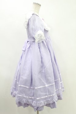 画像3: Angelic Pretty / Stripeステラ半袖ワンピース Free ラベンダー H-24-12-01-087-AP-OP-NS-ZH