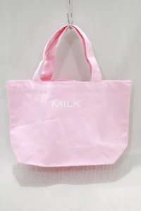 MILK / miniトート  ピンク H-24-12-02-008-ML-BG-KB-ZH