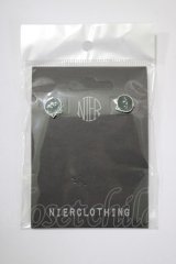 NieR Clothing / STAINLESSシエルピアス  シルバー H-24-12-02-023-PU-AC-KB-ZH