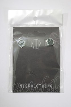 画像1: NieR Clothing / STAINLESSシエルピアス  シルバー H-24-12-02-023-PU-AC-KB-ZH