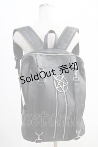 KILL STAR / ダブルジップBACK PACK  黒 H-24-12-02-003-SL-BG-KB-ZH