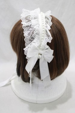 画像2: Angelic Pretty / Sweet Pearlヘッドドレス  白 H-24-12-03-074-AP-AC-NS-ZH