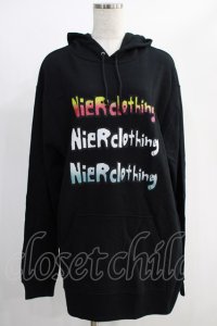 NieR Clothing / ロゴプルパーカー 2XL 黒 H-24-12-04-058-PU-TO-KB-ZH