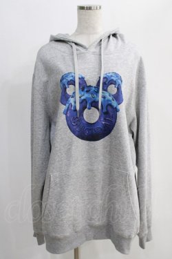 画像1: MILKBOY / DONUTS HOODIE  グレー H-24-12-08-078-MB-TO-KB-ZH