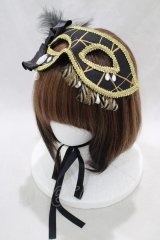 ATELIER　Ruby / Mask Headdress  黒 H-24-12-08-005-EL-ZA-KB-ZH