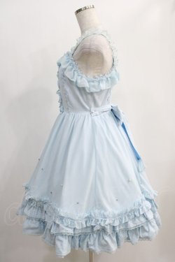 画像2: Angelic Pretty / プリンセスジュエリージャンパースカート Free サックス H-24-12-09-037-AP-OP-NS-ZH