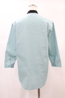 画像2: MILKBOY / 2TONE BOW SHIRTS  青 H-24-12-10-035-MB-TO-KB-ZH