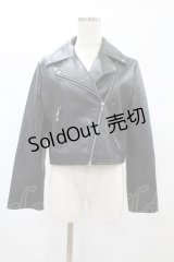 Riu / Faux leather riders jacket Free ブラック H-24-12-10-1060-0-JA-NS-ZH