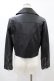 画像2: Riu / Faux leather riders jacket Free ブラック H-24-12-10-1060-0-JA-NS-ZH (2)