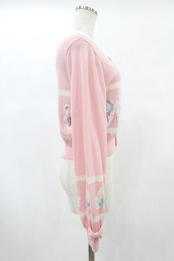 画像3: Angelic Pretty / Fancy Borderニットカーディガン Free ピンク H-24-12-10-1024-AP-TO-NS-ZH