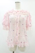 Angelic Pretty / Candy Petit Heart丸襟ブラウス Free ピンク H-24-12-10-1025-AP-BL-NS-ZH