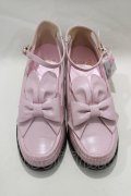 Angelic Pretty / Bunny Collegeシューズ M ピンク H-24-12-11-050-AP-SH-NS-ZH