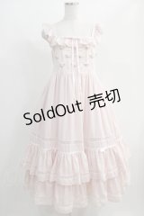 Angelic Pretty / Petit Rose Gardenジャンパースカート Free ピンク H-24-12-11-055-AP-OP-NS-ZH