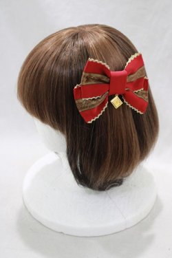 画像3: Angelic Pretty / Checkmateバレッタ  レッド H-24-12-11-004-AP-ZA-NS-ZH