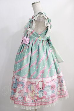 画像2: Angelic Pretty / MELODY TOYSハイウエストジャンパースカート Free ミント H-24-12-11-057-AP-OP-NS-ZH