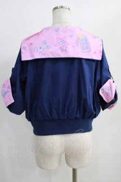 画像3: Angelic Pretty / Neon Star Dinerセーラーブルゾン Free ネイビー H-24-12-11-065-AP-JA-NS-ZH